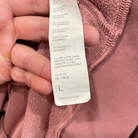 Fabletics Zaylee Mock Neck Sweatshirt - Size: Large - Picture 4 of 6
